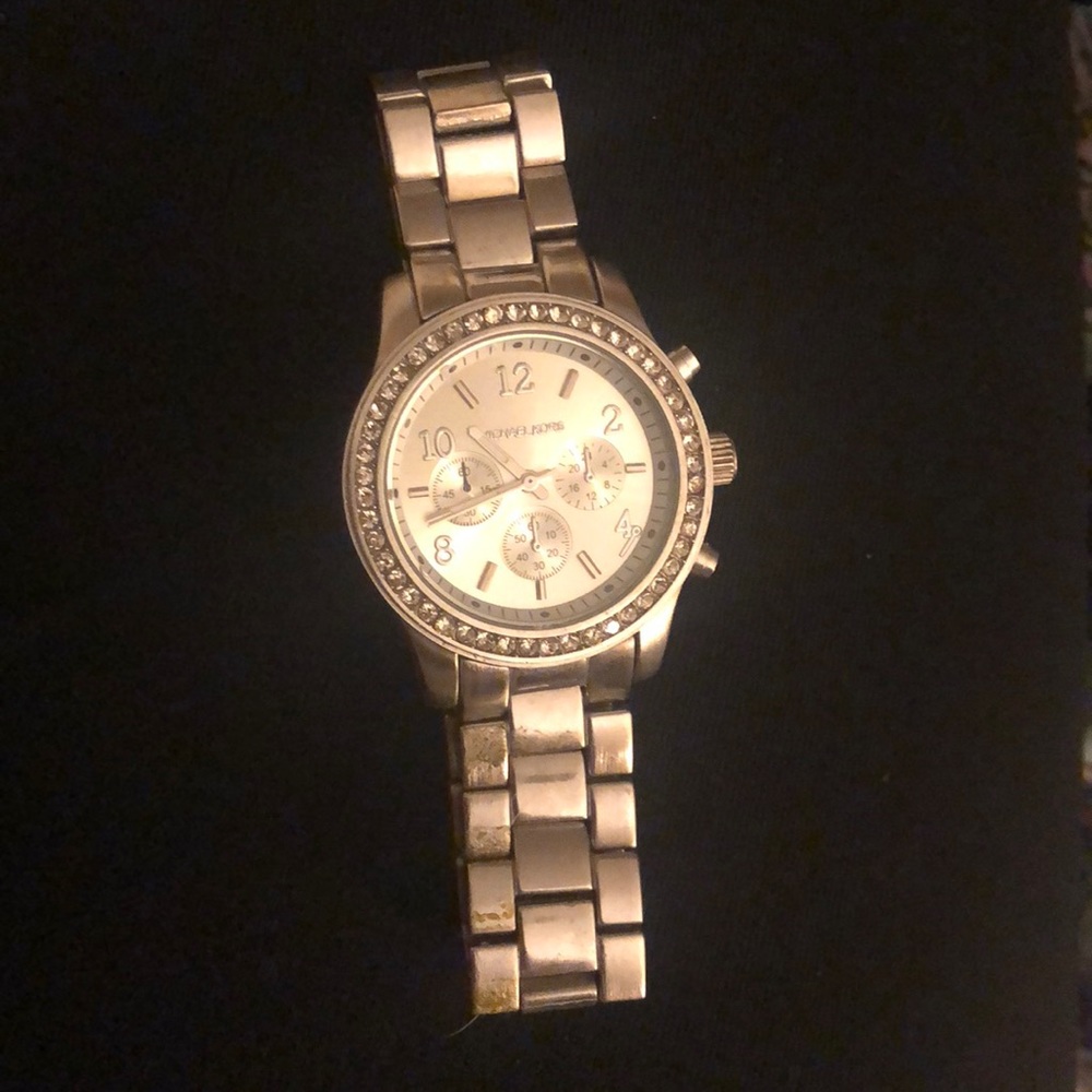 Michael Kors Silvertone Watch